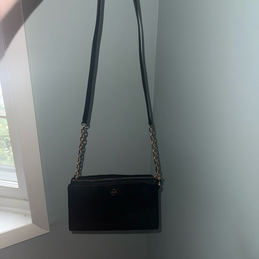 Tory Burch Carter Slim Crossbody- Black - Picture 4 of 4